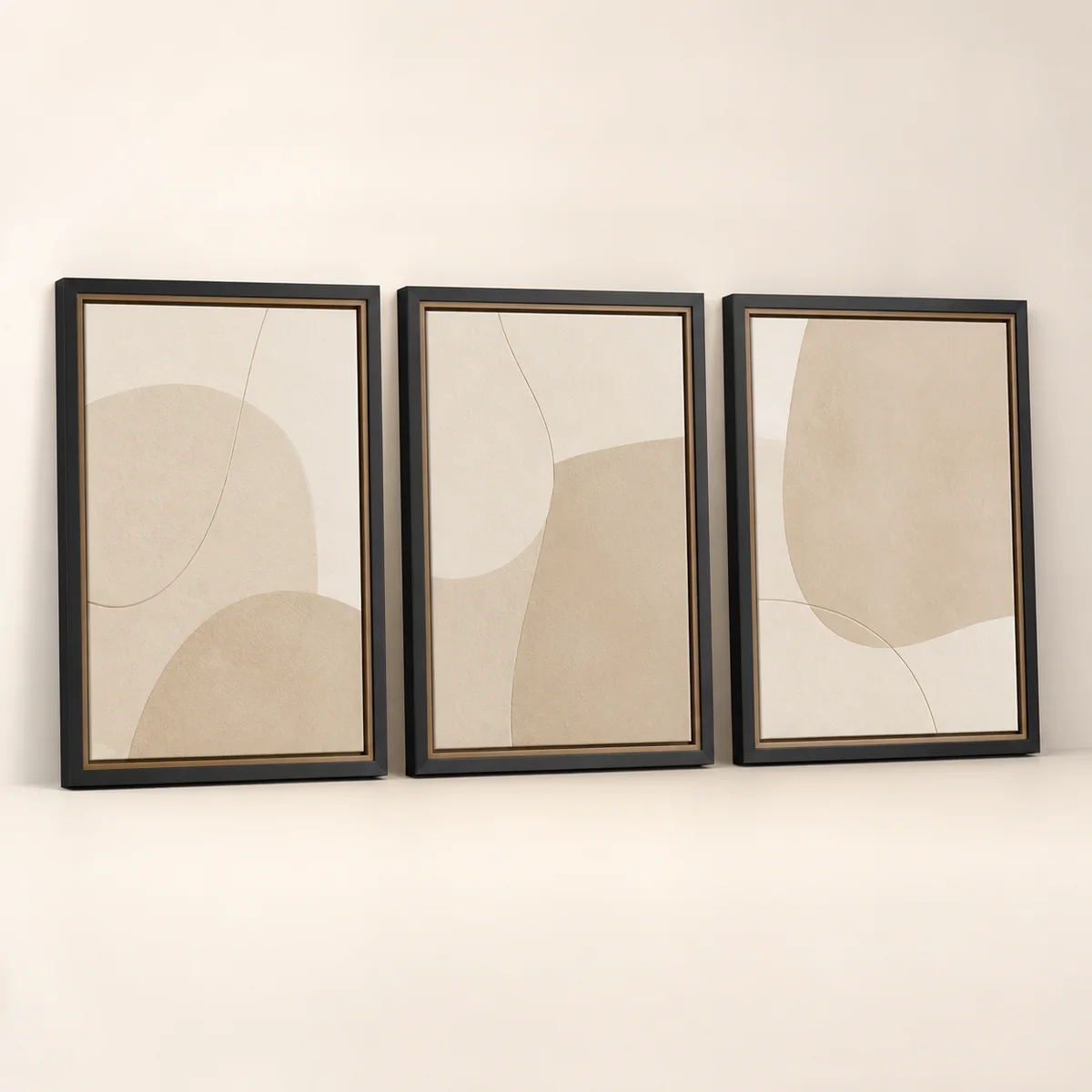 Trio de cadres muraux