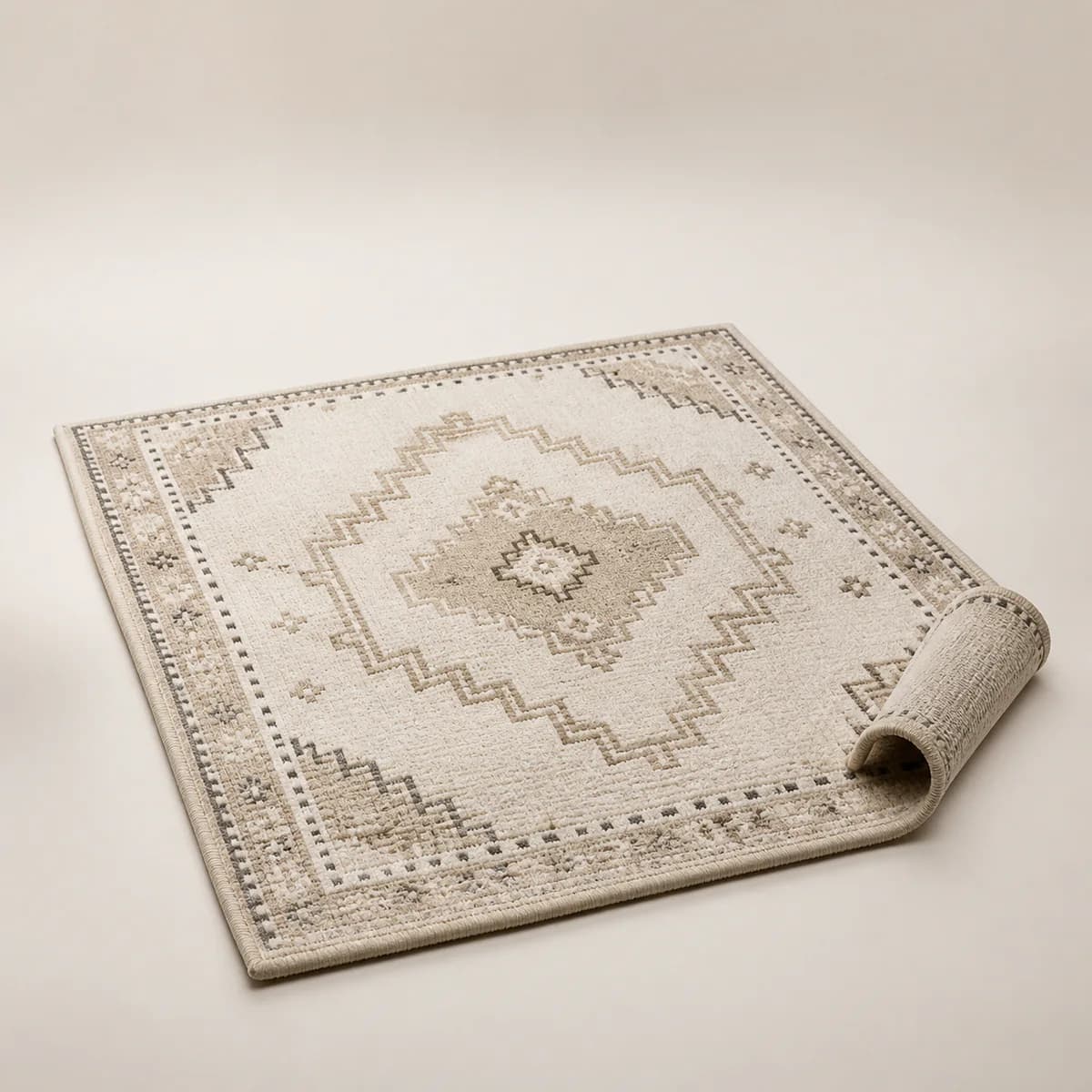 Tapis géométrique doux